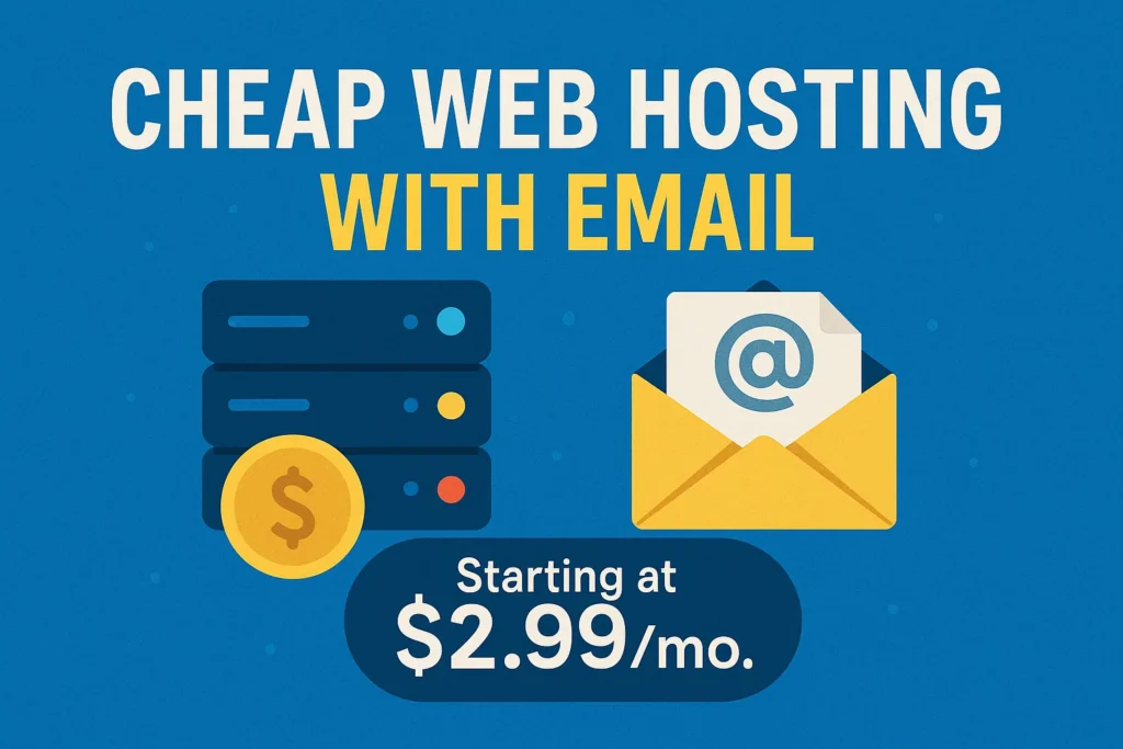 cheap web hosting with email