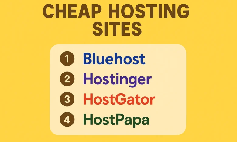 Cheap Hosting Sites