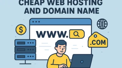 cheap web hosting and domain name