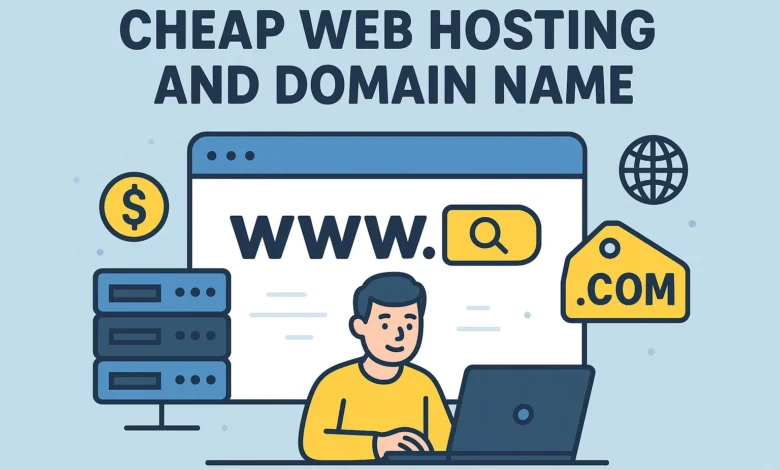 cheap web hosting and domain name